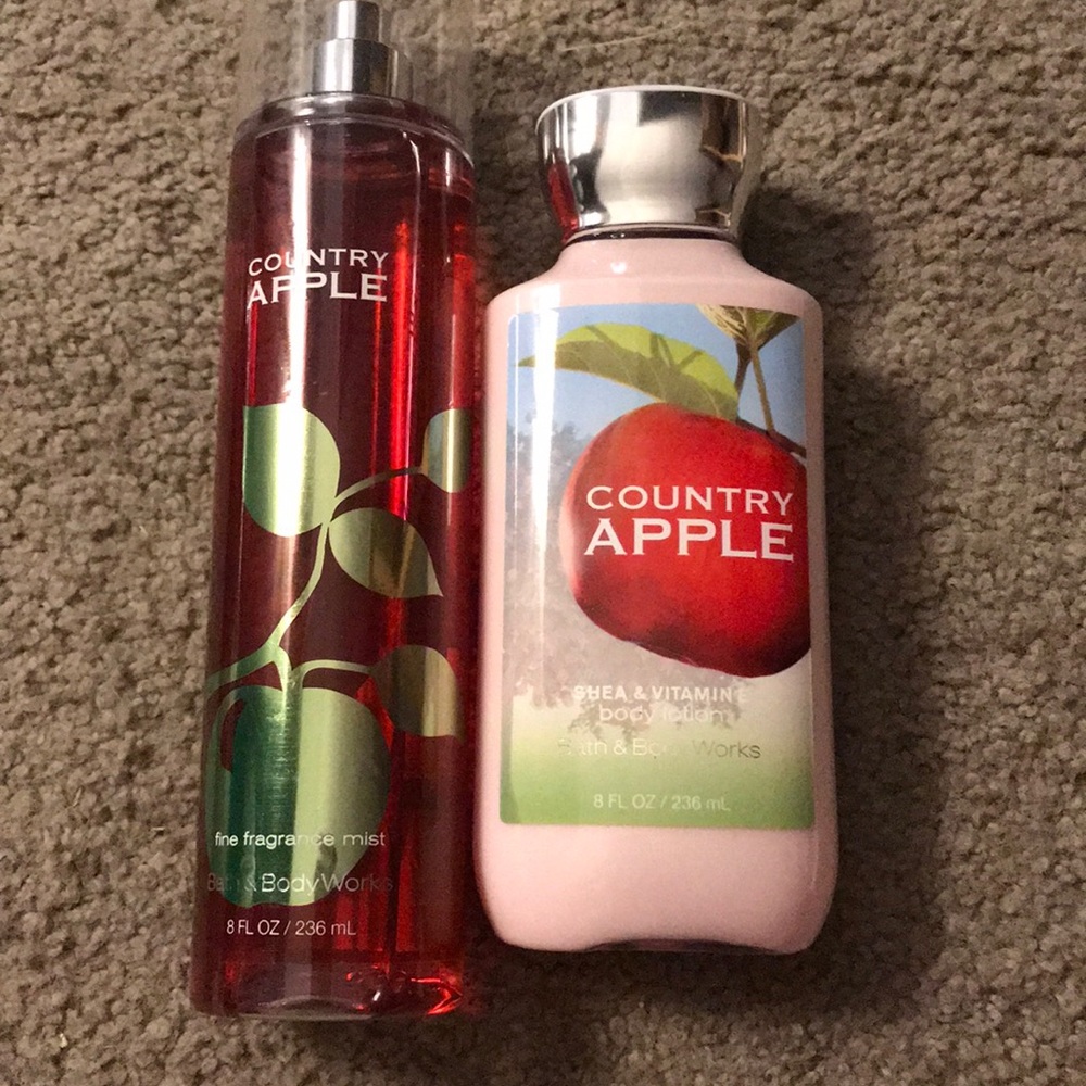 Bath & body works country apple bundle